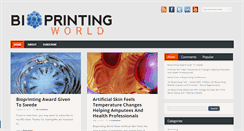 Desktop Screenshot of bioprintingworld.com